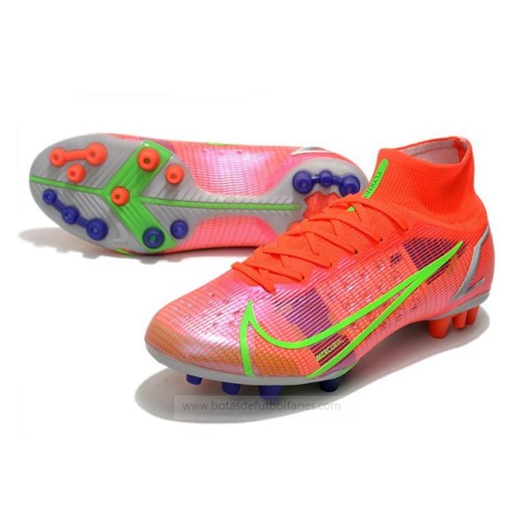 Nike Mercurial Superfly Elite AG PRO Spectrum Rojo Plata